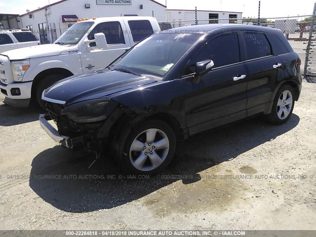 5J8TB18588A014300 - 2008 ACURA RDX TECHNOLOGY BLACK photo 2