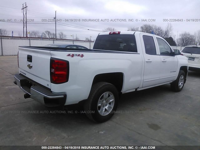 1GCVKREH2JZ119071 - 2018 CHEVROLET SILVERADO K1500 LT WHITE photo 4