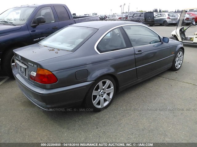 WBABN33481JW58006 - 2001 BMW 325 CI GRAY photo 4