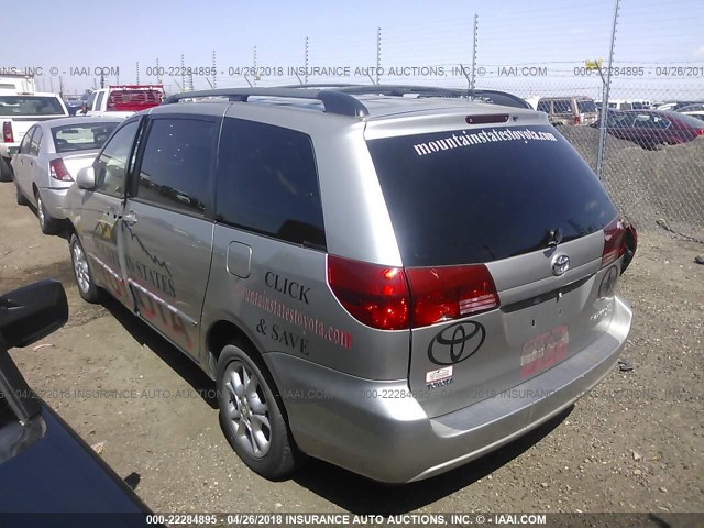 5TDBA22C25S043705 - 2005 TOYOTA SIENNA XLE/XLE LIMITED SILVER photo 3