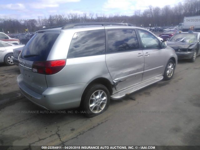 5TDBA22C04S026285 - 2004 TOYOTA SIENNA XLE/XLE LIMITED SILVER photo 4