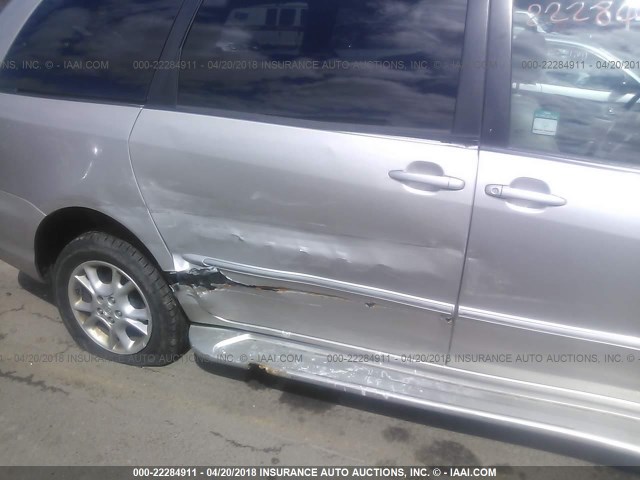 5TDBA22C04S026285 - 2004 TOYOTA SIENNA XLE/XLE LIMITED SILVER photo 6