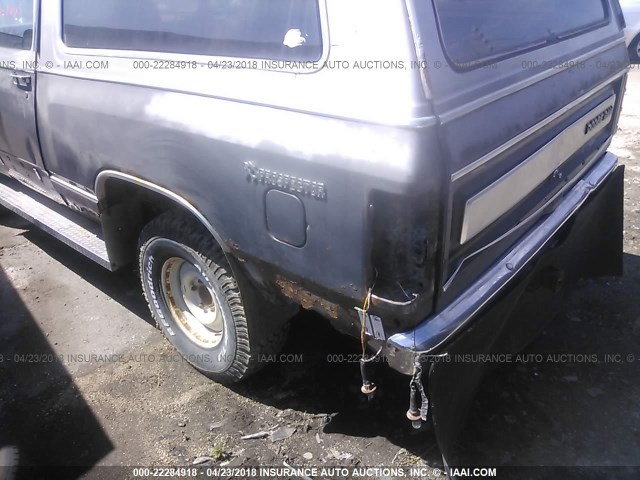 1B4GW12T0FS606435 - 1985 DODGE RAMCHARGER AW-100 BLUE photo 3