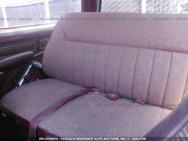 1B4GW12T0FS606435 - 1985 DODGE RAMCHARGER AW-100 BLUE photo 8