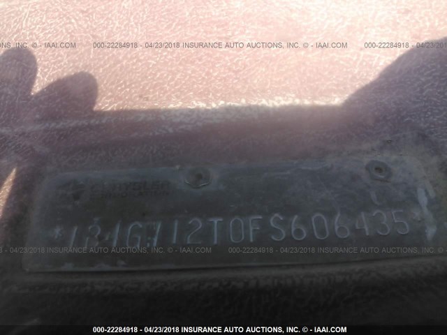 1B4GW12T0FS606435 - 1985 DODGE RAMCHARGER AW-100 BLUE photo 9