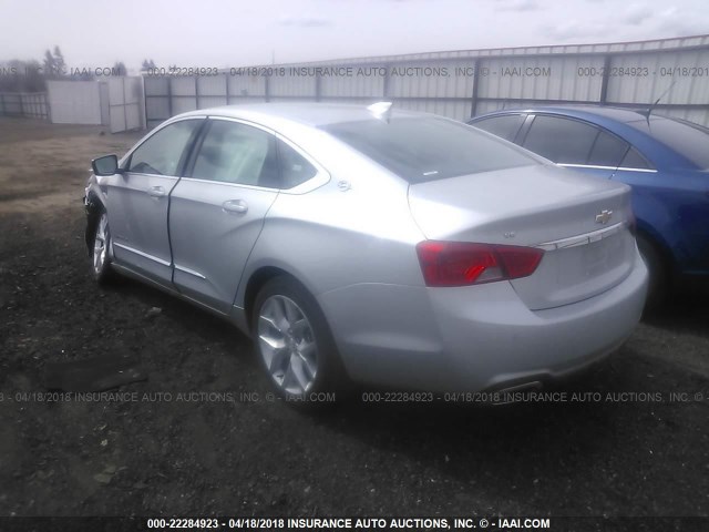 2G1125S35J9150933 - 2018 CHEVROLET IMPALA PREMIER SILVER photo 3