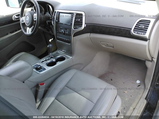 1J4RR4GTXBC543873 - 2011 JEEP GRAND CHEROKEE LAREDO BLUE photo 5