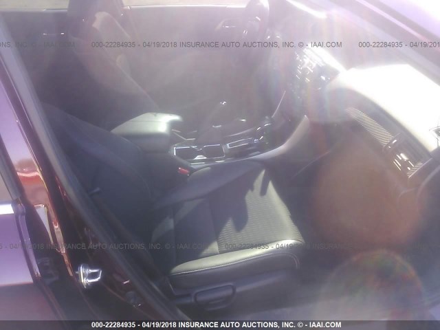 1HGCR2F54GA077915 - 2016 HONDA ACCORD SPORT Бордовый фото 5