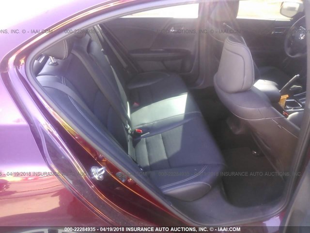 1HGCR2F54GA077915 - 2016 HONDA ACCORD SPORT BURGUNDY photo 8