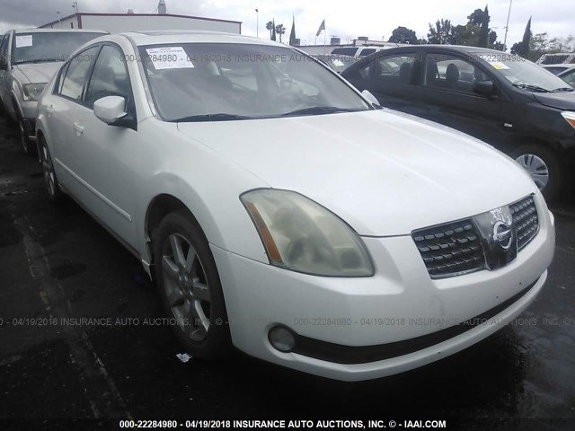 1N4BA41E95C871238 - 2005 NISSAN MAXIMA SE/SL WHITE photo 1