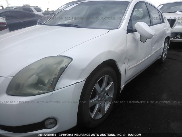 1N4BA41E95C871238 - 2005 NISSAN MAXIMA SE/SL WHITE photo 6