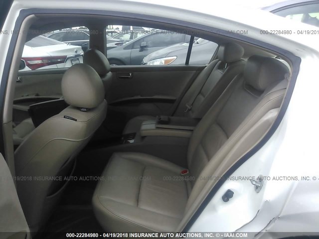 1N4BA41E95C871238 - 2005 NISSAN MAXIMA SE/SL WHITE photo 8