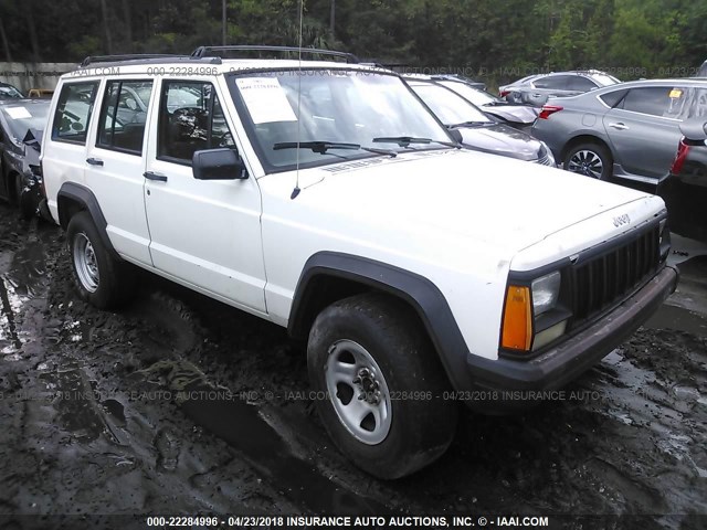 1J4FT28S6TL186580 - 1996 JEEP CHEROKEE SE WHITE photo 1