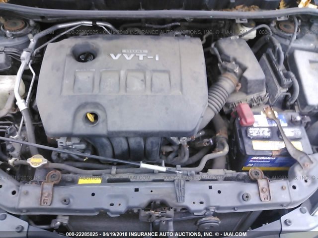 2T1KU40E79C144910 - 2009 TOYOTA COROLLA MATRIX  GRAY photo 10