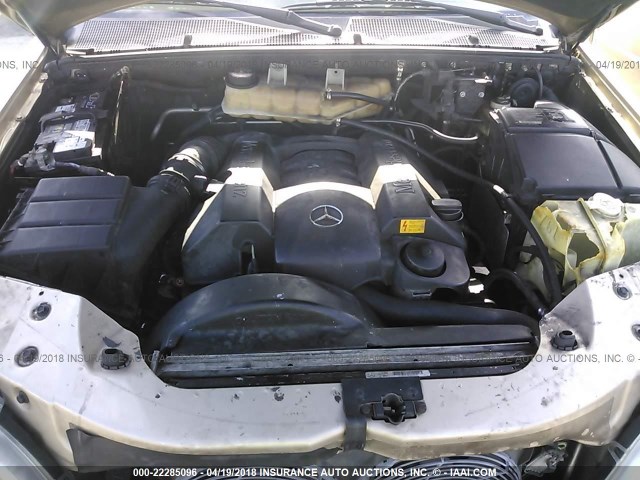 4JGAB54E62A305478 - 2002 MERCEDES-BENZ ML 320 Champagne photo 10