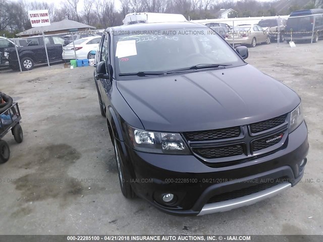 3C4PDDEG1FT549203 - 2015 DODGE JOURNEY R/T BLACK photo 1