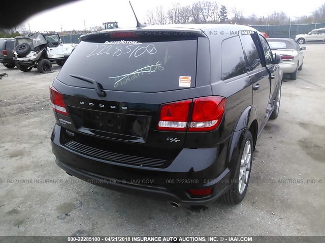 3C4PDDEG1FT549203 - 2015 DODGE JOURNEY R/T BLACK photo 4