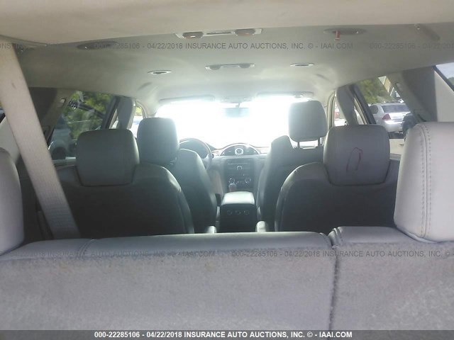 5GALRBED9AJ201709 - 2010 BUICK ENCLAVE CXL თეთრი ფოტო 8