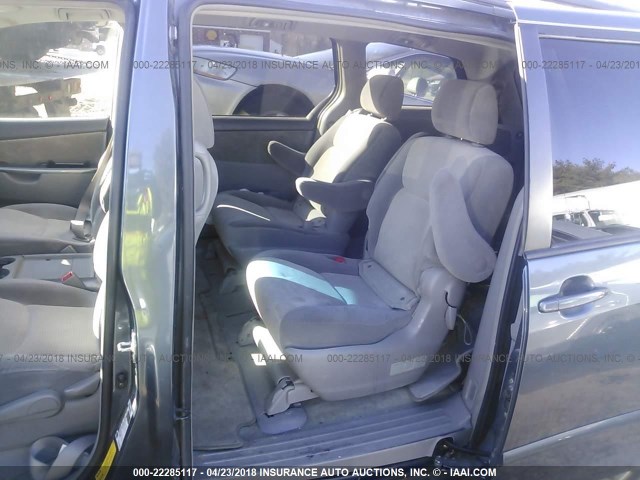 5TDZK23C57S050712 - 2007 TOYOTA SIENNA CE/LE GRAY photo 8