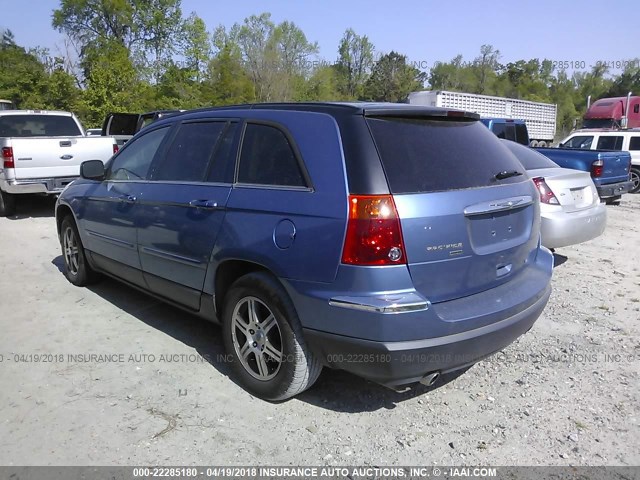 2A8GM68X87R194308 - 2007 CHRYSLER PACIFICA TOURING BLUE photo 3
