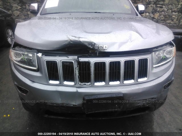 1C4RJFBGXFC696620 - 2015 JEEP GRAND CHEROKEE LIMITED GRAY photo 6