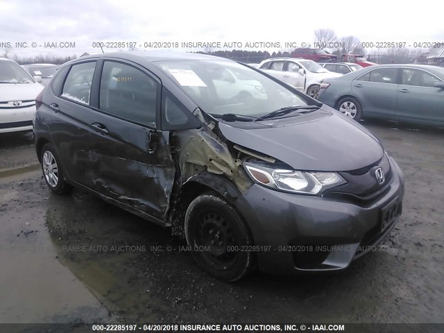 3HGGK5G57FM756598 - 2015 HONDA FIT LX Gri fotoğraf 1