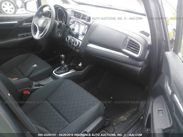 3HGGK5G57FM756598 - 2015 HONDA FIT LX Gri fotoğraf 5