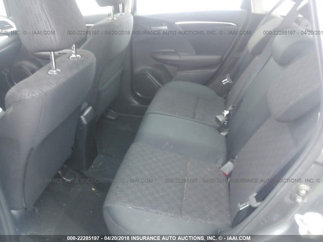 3HGGK5G57FM756598 - 2015 HONDA FIT LX GRAY photo 8