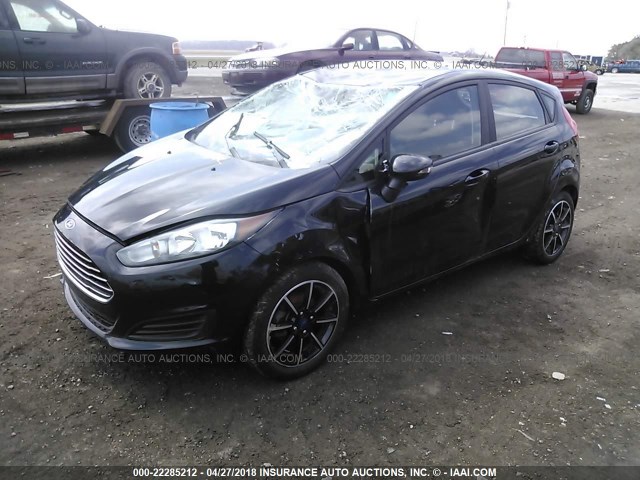 3FADP4EJ3FM207791 - 2015 FORD FIESTA SE BLACK photo 2