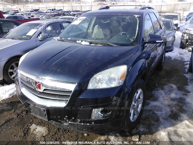 5GZEV23797J149425 - 2007 SATURN OUTLOOK XR Dark Blue photo 2