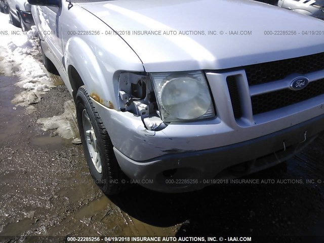 1FMZU77E51UC99416 - 2001 FORD EXPLORER SPORT TR  SILVER photo 6