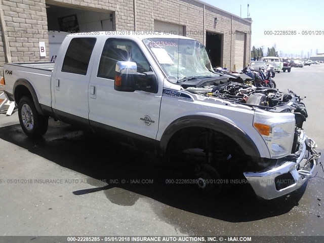 1FT7W2BT7GEB15675 - 2016 FORD F250 SUPER DUTY WHITE photo 1