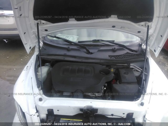 3GNCA13B59S595177 - 2009 CHEVROLET HHR LS WHITE photo 10