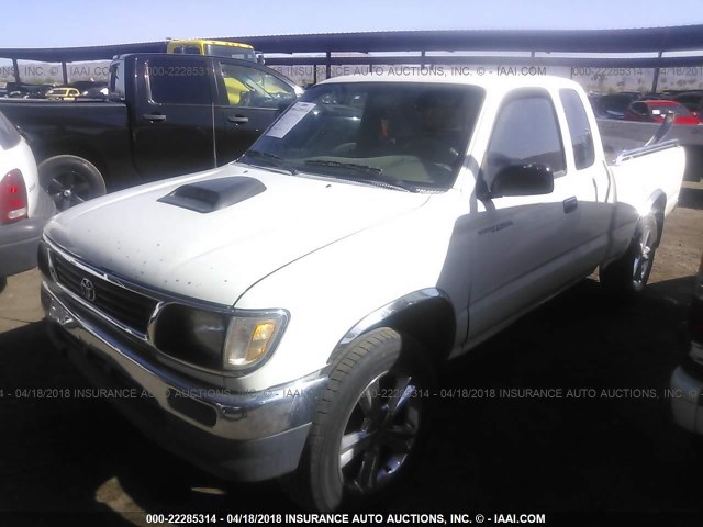 4TAVL52N4TZ123430 - 1996 TOYOTA TACOMA XTRACAB WHITE photo 2