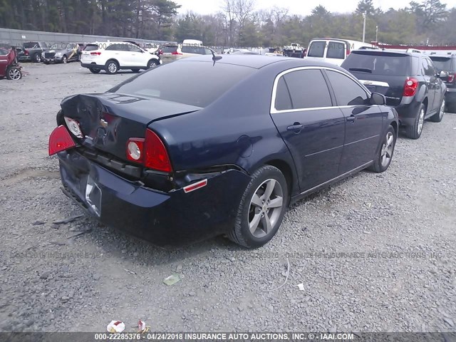 1G1ZC5E10BF211379 - 2011 CHEVROLET MALIBU 1LT 蓝色 照片 4