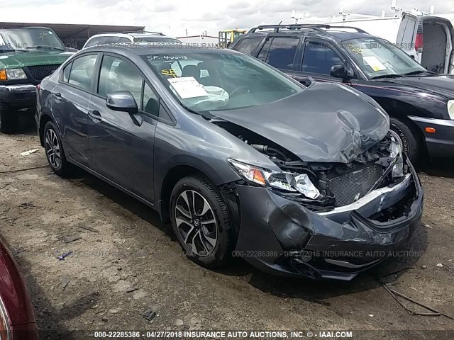 19XFB2F99DE043660 - 2013 HONDA CIVIC EXL Boz foto 1