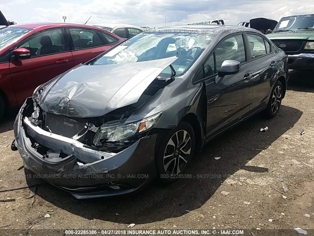 19XFB2F99DE043660 - 2013 HONDA CIVIC EXL Boz foto 2