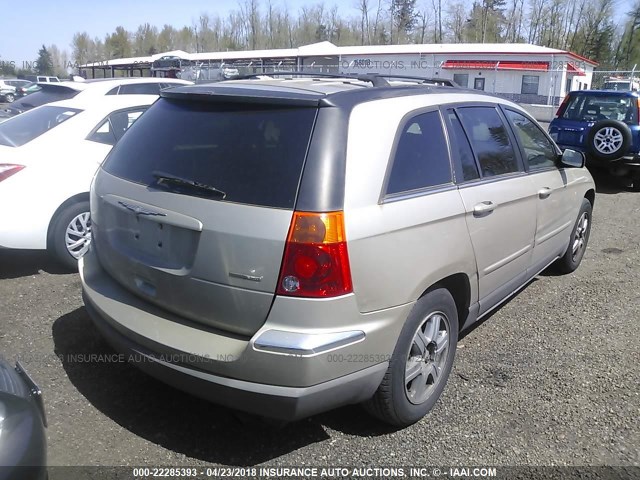 2C8GF68444R635434 - 2004 CHRYSLER PACIFICA TAN photo 4