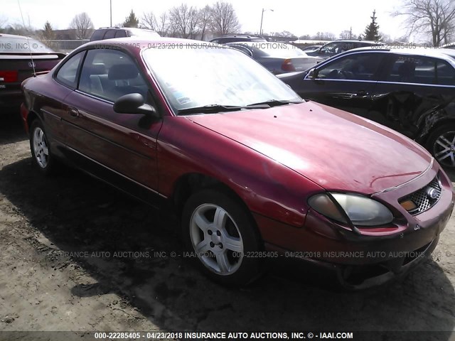 3FAFP113X3R100637 - 2003 FORD ESCORT ZX2 RED photo 1