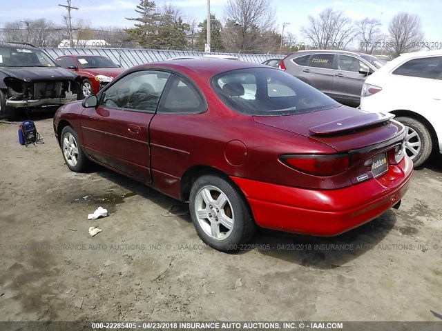 3FAFP113X3R100637 - 2003 FORD ESCORT ZX2 RED photo 3