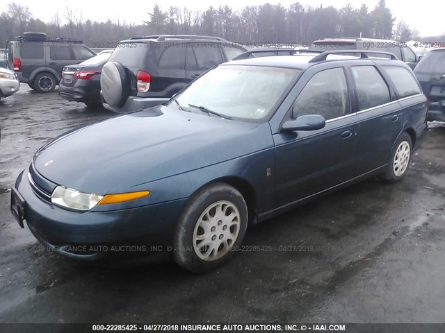 1G8JU84F52Y521364 - 2002 SATURN LW200 BLUE photo 2