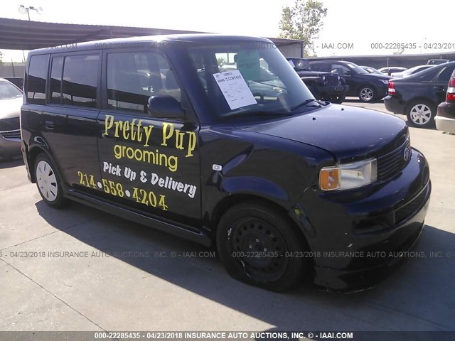 JTLKT324464048964 - 2006 TOYOTA SCION XB BLUE photo 1