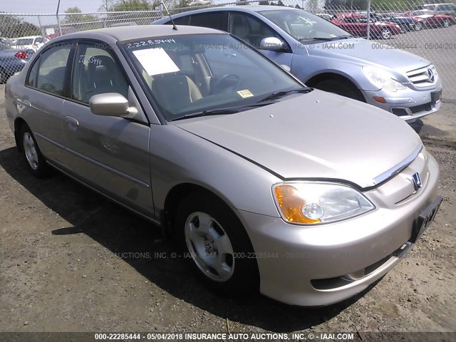 JHMES95603S006728 - 2003 HONDA CIVIC HYBRID Champagne photo 1