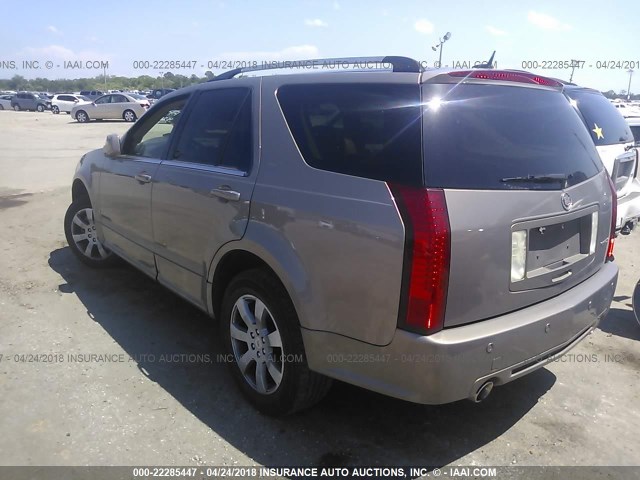 1GYEE63A480127239 - 2008 CADILLAC SRX BEIGE photo 3