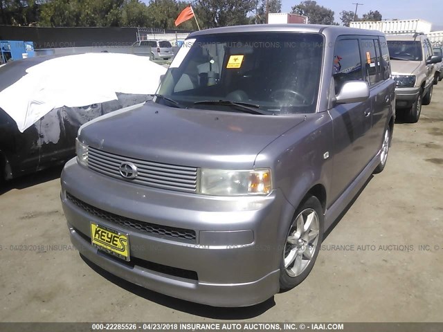 JTLKT324664044401 - 2006 TOYOTA SCION XB ნაცრისფერი ფოტო 2