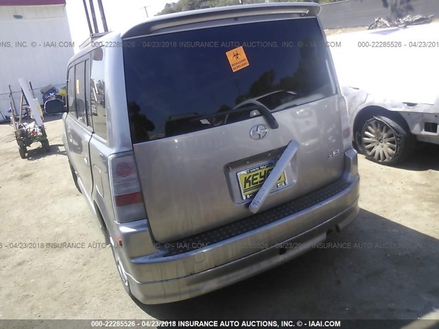 JTLKT324664044401 - 2006 TOYOTA SCION XB ნაცრისფერი ფოტო 6