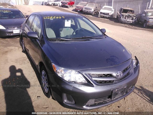 2T1BU4EE3BC732611 - 2011 TOYOTA COROLLA S/LE GRAY photo 1