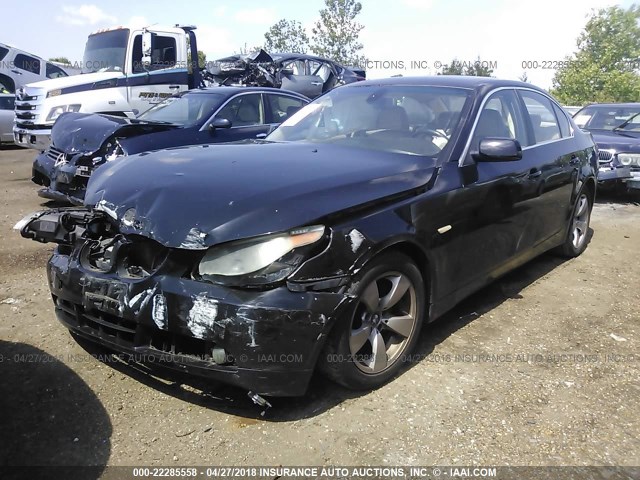 WBANA73524B810241 - 2004 BMW 530 I BLACK photo 2