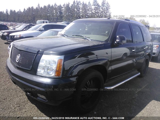 1GYEK63N73R228730 - 2003 CADILLAC ESCALADE LUXURY BLACK photo 2