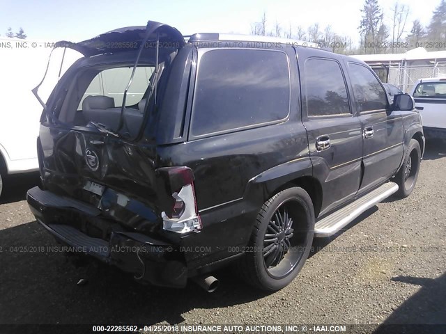 1GYEK63N73R228730 - 2003 CADILLAC ESCALADE LUXURY შავი ფოტო 4